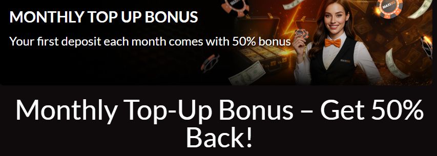 The topup bonus poster